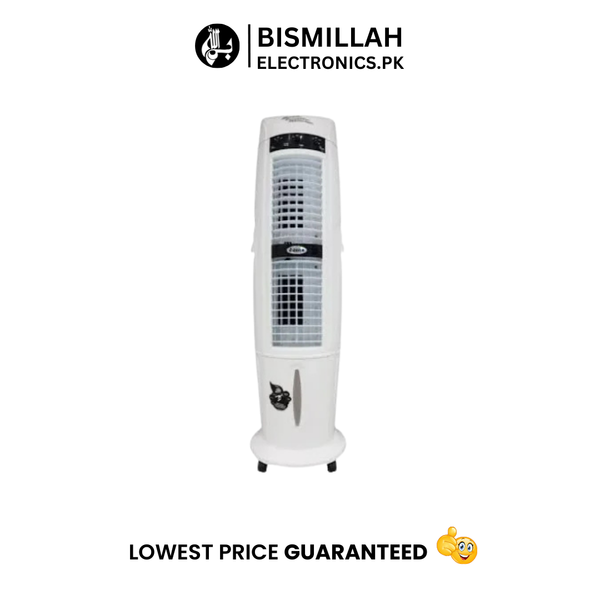 The BinBazz 9000 Room Cooler is designed with a unique and stylish look to enhance your living space while providing exceptional cooling performance. Featuring a rust-free painted body, this cooler ensures durability and longevity. 