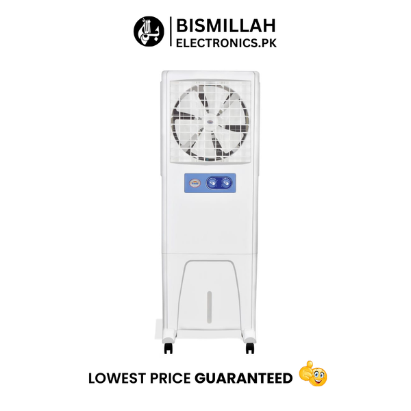 The Boss Air Cooler ECM 10000 is a high-performance evaporative cooler designed for powerful cooling in large spaces, featuring energy-efficient operation and a durable build.