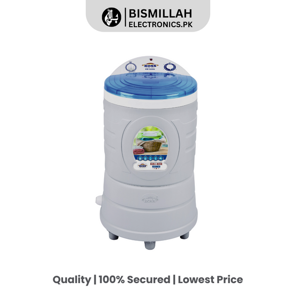 Discover the Boss Shape Spin Dryer KE-2000-S featuring Air Turbo Technology for efficient drying. With a compact design, durable grip knob, overload protection, and antibacterial pulsator, this spin dryer is perfect for any laundry space. Enjoy fresh, dry clothes effortlessly!