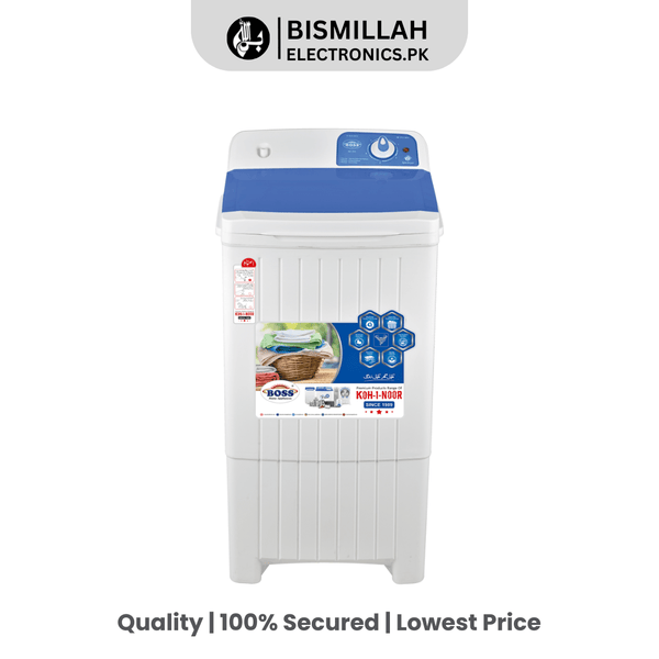 Discover the Boss Spin Dryer KE-777-C with 12 kg capacity and Air Turbo Technology for quick drying. Enjoy its compact design, water inlet for rinse, durable grip knob, and overload protection. Made with A-grade plastic, rust-free, and equipped with an anti-bacterial pulsator for hygienic results.