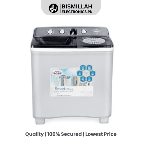 Discover the Boss Washing Machine KE-8500-BS Twin Tub with 8.5 kg capacity, high spin speed, and energy-efficient design. Enjoy the convenience of washing and spinning simultaneously, durable rust-proof construction, and low noise operation for a hassle-free laundry experience.