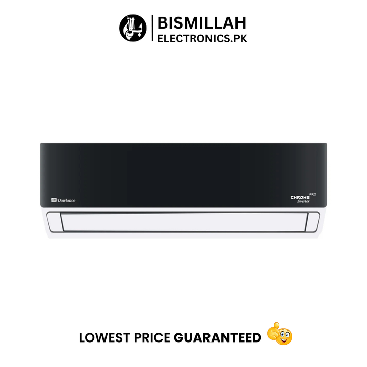 Stay cool this summer with the Dawlance Split Air Conditioner Chrome Pro Inverter 30. Featuring 30,000 BTU capacity, energy-efficient inverter technology, and Wi-Fi connectivity, this sleek AC unit offers powerful cooling and smart control for your comfort.