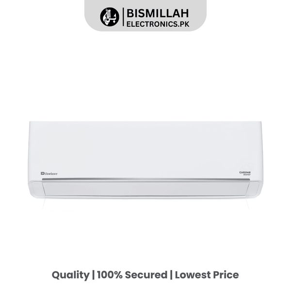 Upgrade your indoor climate with the Dawlance Chrome 1.5 Ton ST Split AC Inverter. Perfect for high temperatures, it offers strong cooling, sleek design, and energy-saving Sleep Mode for enhanced comfort.