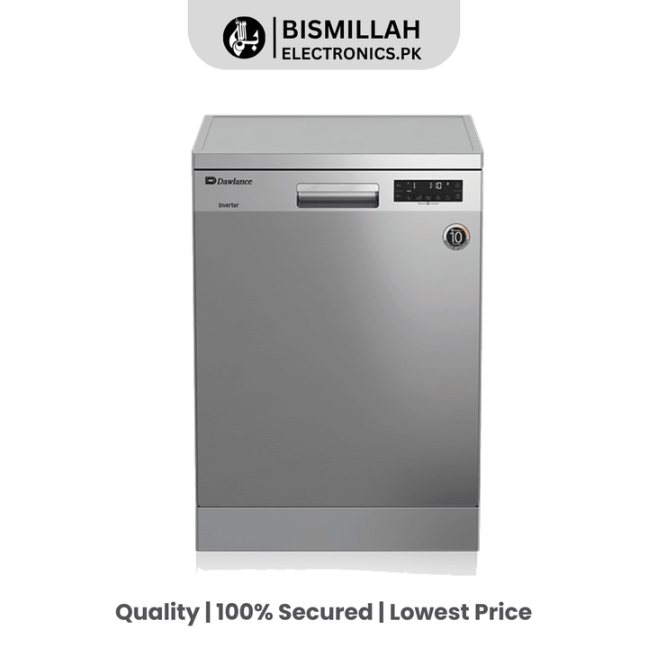 Discover the Dawlance DDW 1480 I INV Dishwasher, featuring a 70ºC wash, inverter motor with a 10-year warranty, and Aqua Intense technology. This water-efficient dishwasher provides unbeatable hygiene, ensuring your dishes are cleaner than ever. Upgrade your kitchen today!