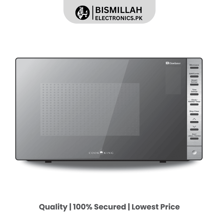 The Dawlance DW 393 Microwave Oven is a perfect blend of functionality and style. Its versatile features make cooking, reheating, and defrosting a breeze, while its modern design complements any kitchen decor. Upgrade your cooking experience with this reliable microwave oven!