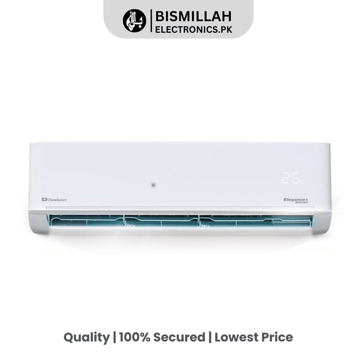 Stay comfortable year-round with the Dawlance Elegance+ 1.5 Ton Air Conditioner. Featuring rapid cooling, anti-corrosion fins, dual heating and cooling functions, and memory resumption, it ensures efficient performance and energy savings for your home.