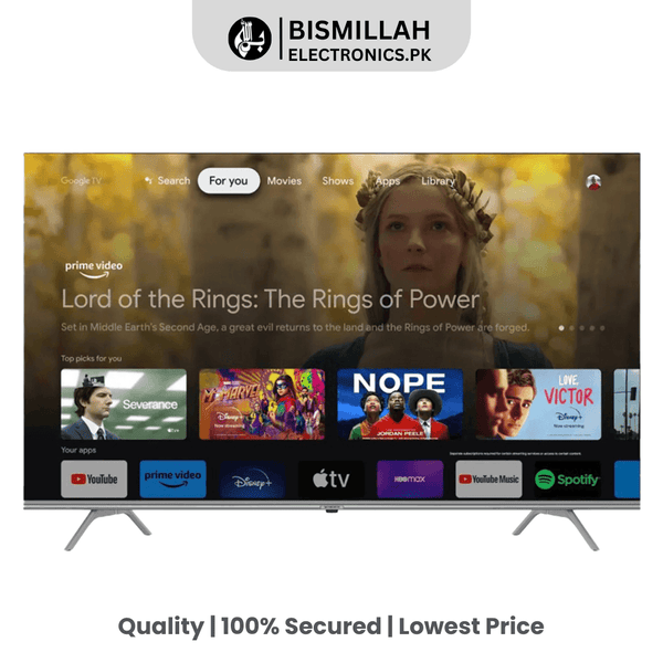 Explore the Dawlance LED TV 55G3AP, a 55-inch 4K UHD Android TV with a resolution of 3840x2160, built-in Chromecast, Google Assistant, and powerful octa-core performance for a complete smart TV experience.