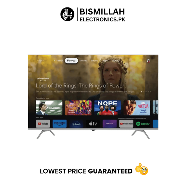 Explore the Dawlance LED TV 65G22 with 4K Ultra HD, HDR 10+, Google Assistant, and Chromecast built-in. Enjoy an immersive viewing experience with stunning visuals and smart features.