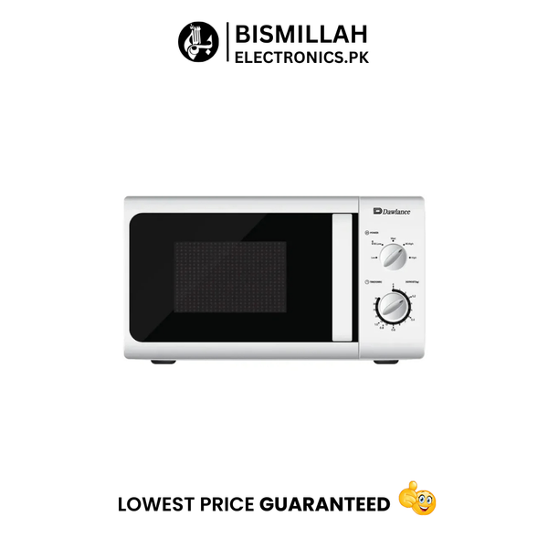 The Dawlance DW-210 S Pro is a reliable and budget-friendly solo microwave oven, ideal for everyday reheating and simple cooking tasks. With its straightforward mechanical controls and compact design, it caters well to small to medium-sized households.