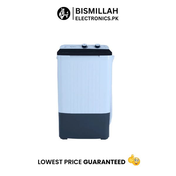 Discover the Dawlance Washing Machine DW-7200 CB FL with 6 kg capacity, featuring Quadro technology, deep water fall, and a wide impeller for superior cleaning. Enjoy a premium look in cosmic blue, a clear lid, and a durable plastic drum.