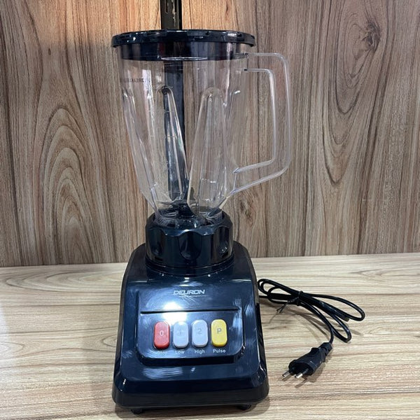 Experience efficient blending with the Deuron 2-in-1 Blender GL-116. Featuring an unbreakable polycarbonate jar, stainless steel blades, and a powerful motor, it's perfect for smoothies and more!