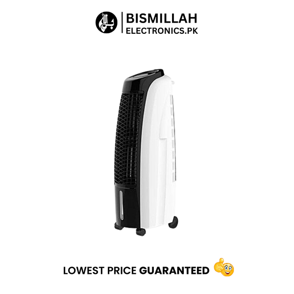 The Geepas GAC-9441 is a sleek, tower-style air cooler designed for efficient cooling in medium-sized rooms. Its compact design makes it suitable for spaces where floor area is limited.