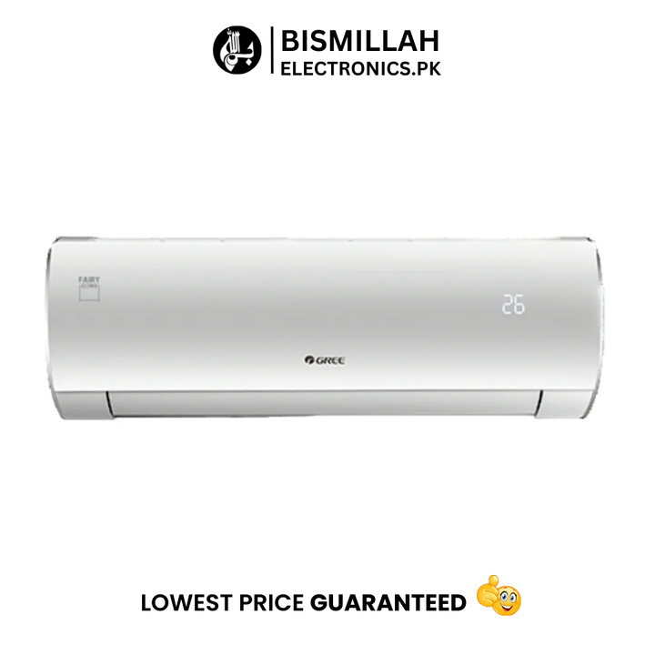 The Gree GS-18FITH6S is a high-performance 1.5-ton inverter split air conditioner from Gree's Fairy Series. It combines energy efficiency with advanced features like G10 Inverter Technology and a Cold Plasma Generator, ensuring optimal cooling and heating performance. 