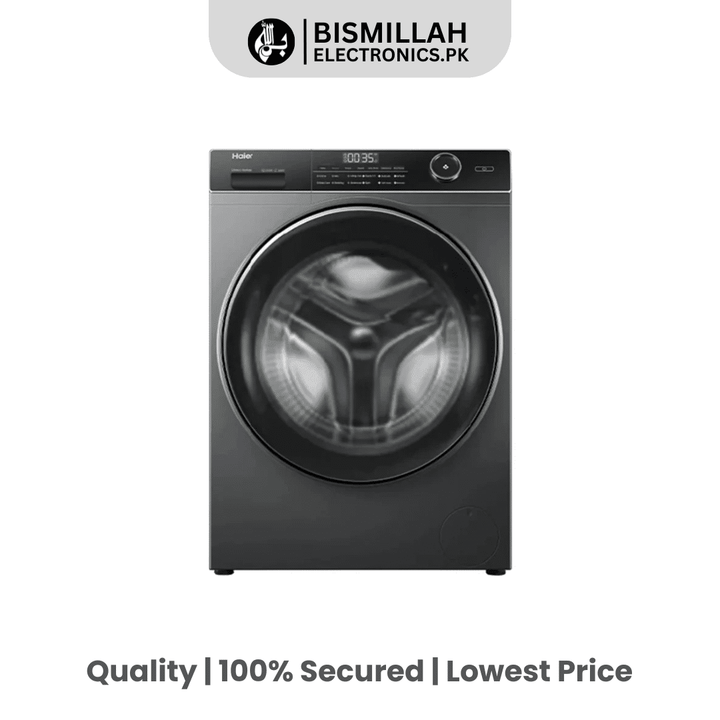 Discover the Haier 80-BP12929S3 front load washing machine, designed for efficiency and hygiene. Featuring a Super Inverter Motor, Anti Bacterial Technology, Dual Spray function, and innovative Super Drum, it delivers effective and gentle cleaning, making laundry day easier and more reliable. Experience superior performance with this advanced appliance!