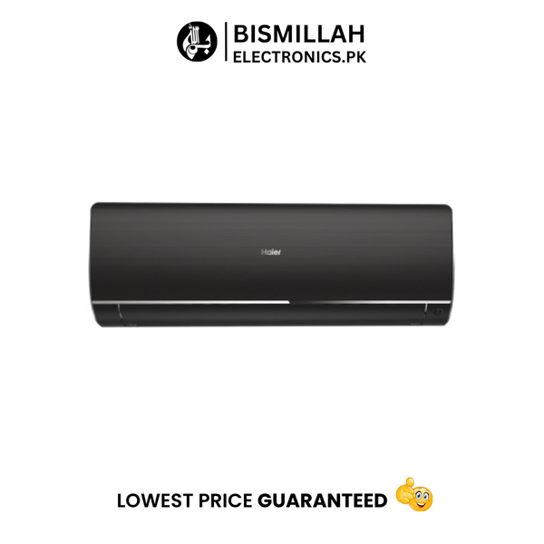 Haier HSU-13HFP Pearl Pro Inverter 1 Ton DC Inverter AC with 13,300 BTU cooling, 13,000 BTU heating, WiFi control, self-cleaning, turbo cooling, and energy-saving R-32 refrigerant — perfect for fast cooling and heating in all seasons.