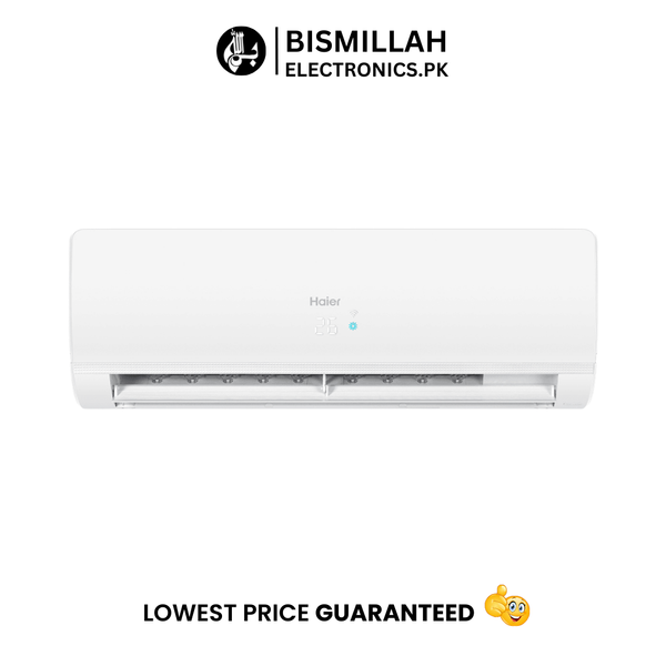 The Haier HSU-19HFC Triple Inverter AC is a 1.5-ton DC inverter split air conditioner offering both cooling and heating functions. It features Triple Inverter Technology for enhanced energy efficiency and operates effectively in temperatures up to 46°C.