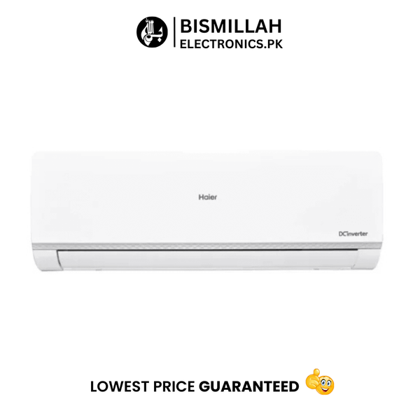 Experience superior comfort with the Haier HSU-24HFCD (W) Triple Inverter Air Conditioner. Featuring 2-ton capacity, energy-efficient triple inverter technology, one-touch cleaning, and turbo cooling, it offers optimal climate control for your home.