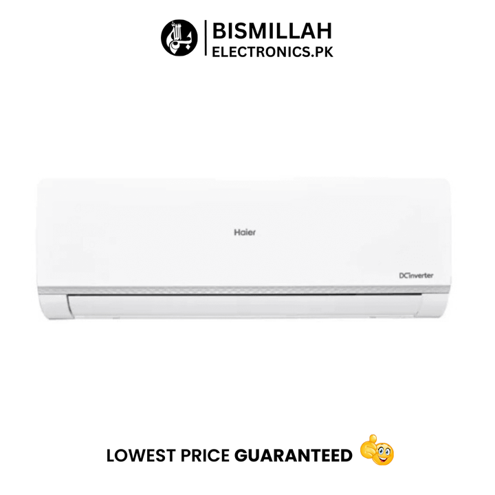 Experience superior comfort with the Haier HSU-24HFCD (W) Triple Inverter Air Conditioner. Featuring 2-ton capacity, energy-efficient triple inverter technology, one-touch cleaning, and turbo cooling, it offers optimal climate control for your home.