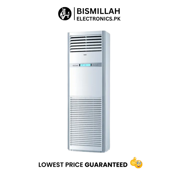 The Haier HPU-48E/DC is a 4.0-ton floor-standing inverter air conditioner designed for large commercial or residential spaces. It offers both cooling and heating functions, making it suitable for year-round use. The unit features advanced technologies such as full DC inverter technology for energy efficiency, long throw airflow for better air distribution, and a concealed LED display for a sleek appearance.