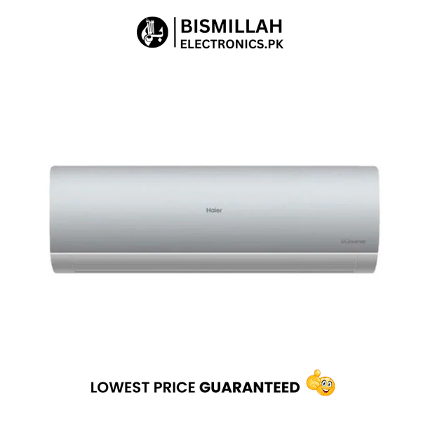 The Haier HSU-24HFPCA is a 2.0-ton DC Inverter split air conditioner designed for both cooling and heating. It features advanced technologies such as Wi-Fi connectivity, UPS compatibility, and a self-cleaning function, ensuring efficient performance and convenience.