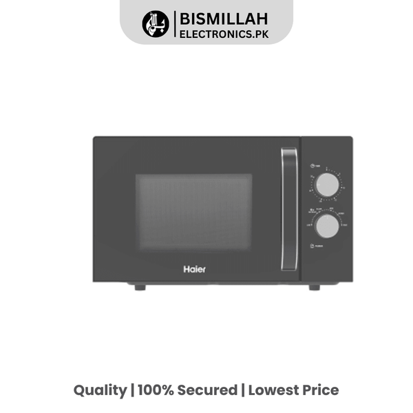 The Haier HDL-30MX80 Microwave is a reliable kitchen companion that combines functionality with style. Its ample capacity, easy cleaning features, and energy efficiency make it an ideal choice for those looking to enhance their cooking experience. Upgrade your kitchen today with this stylish and practical microwave!