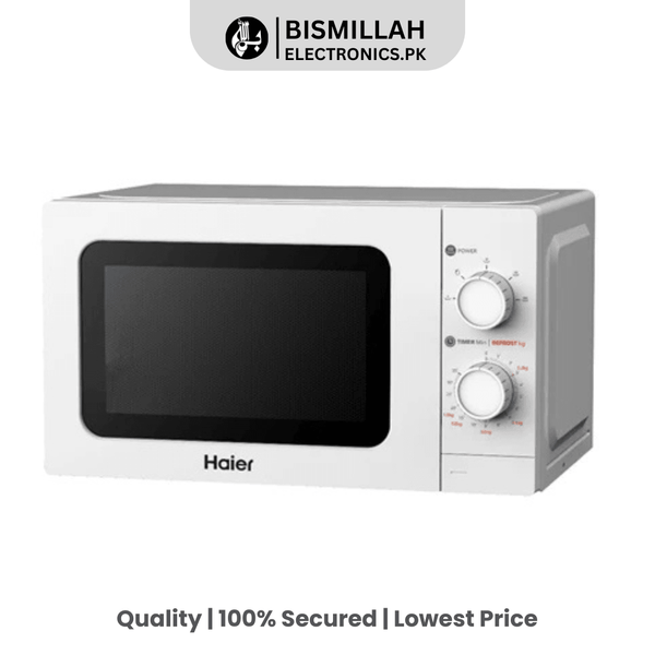 The Haier HMN-20MXP5 microwave oven is a practical choice for those seeking a reliable and stylish appliance for their kitchen. With its efficient features like quick defrost and a halogen interior light, it makes cooking and reheating food effortless. Upgrade your kitchen with this sleek and functional microwave today!