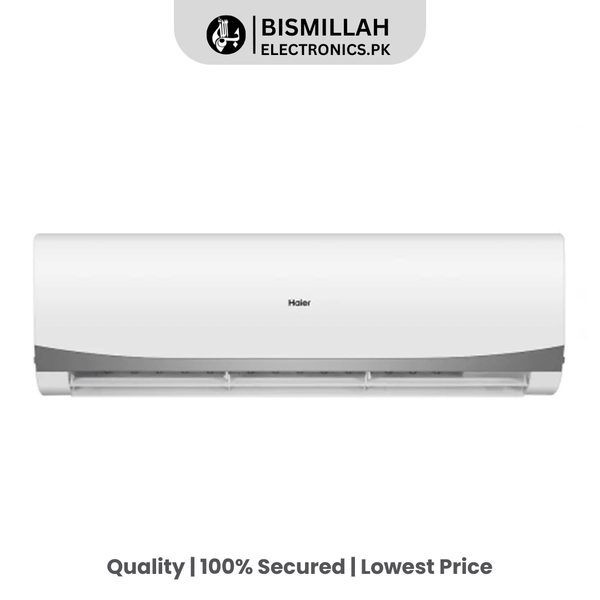 Stay cool with the Haier HSU-18CFCM/013L (W) Air Conditioner. Featuring 1.5-ton capacity, turbo cooling, strong airflow, and comfortable sleep mode, it provides efficient climate control for larger rooms.