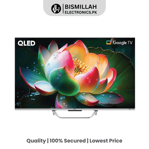 Discover the Haier LED TV H43S800UX, a 43" 4K QLED TV featuring Dolby Vision for stunning visuals and hands-free voice control for effortless operation. Enjoy vibrant colors and seamless access to your favorite content for an exceptional entertainment experience.