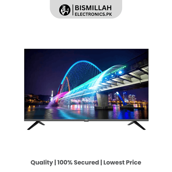 Discover the Haier LED TV H50K800UX, a 50-inch Smart 4K UHD TV featuring 4K HDR for stunning visuals and DBX-TV for immersive sound. Enjoy seamless access to streaming content with Google TV for a complete entertainment experience.