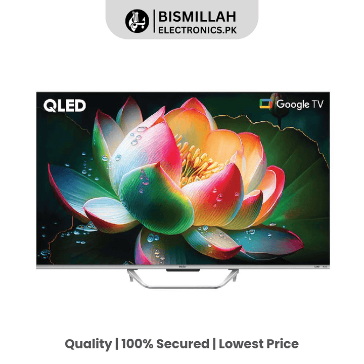 Discover the Haier LED TV H55S800UX, a 55" 4K QLED TV featuring Dolby Vision for stunning visuals and hands-free voice control for effortless operation. Enjoy vibrant colors and seamless access to your favorite content for an exceptional entertainment experience.