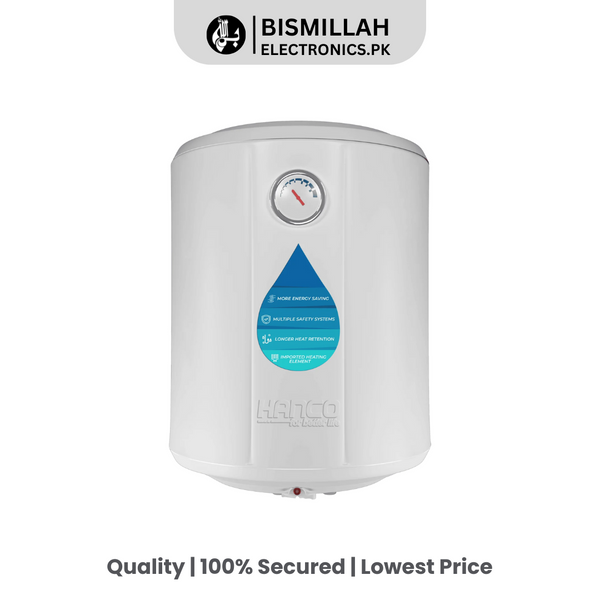 Explore the Hanco Semi Instant Electric Water Heater (40 Litres), featuring durable build quality, advanced innovation, and energy-saving technology. Ideal for high-rise buildings, it offers user-friendly operation, efficient heating, and reliable temperature control for all your hot water needs.