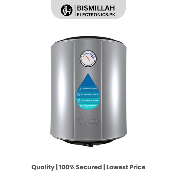 Explore the Hanco Semi Instant Electric Water Heater (50 Litres), featuring durable build quality, advanced innovation, and energy-saving technology. Ideal for high-rise buildings, it offers user-friendly operation, efficient heating, and reliable temperature control for all your hot water needs.