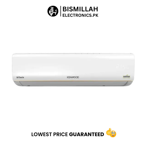 The Kenwood KEO-1875S eOasis 1.5 Ton Inverter AC is designed to provide efficient cooling and heating for medium-sized rooms. With its advanced features and sleek design, it ensures comfort throughout the year.