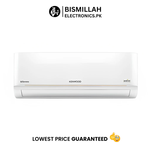 The Kenwood KES-1873S E-Serene 1.5 Ton Inverter AC offers efficient cooling and heating for medium-sized rooms. With its sleek design and advanced features, it's a reliable choice for year-round comfort.