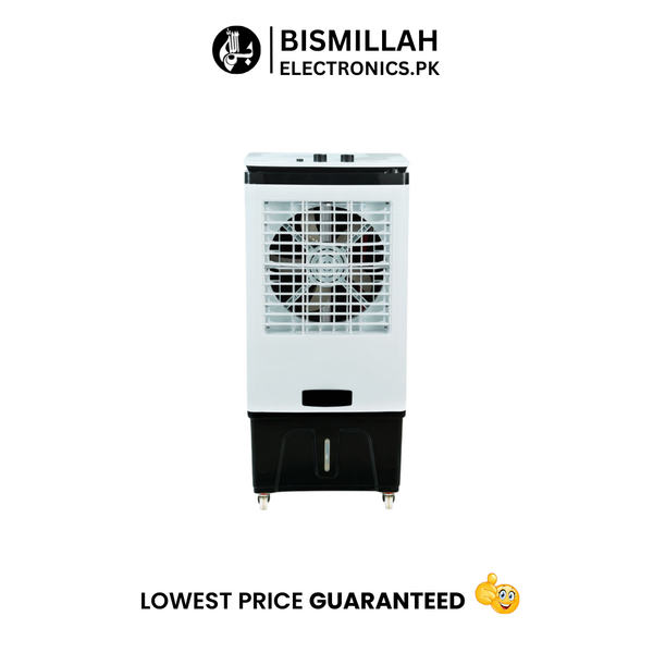 NasGas Air Cooler NAC-2100 is suitable for medium-sized rooms, offering efficient cooling with low power consumption. Its inverter technology ensures energy savings, making it an economical choice for households and small offices.