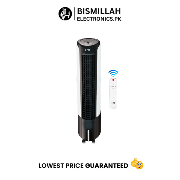 NasGas Air Cooler NAC-2300 is suitable for cooling medium to large-sized rooms, making it ideal for homes, offices, and commercial spaces. Its efficient cooling system ensures comfort during hot weather.