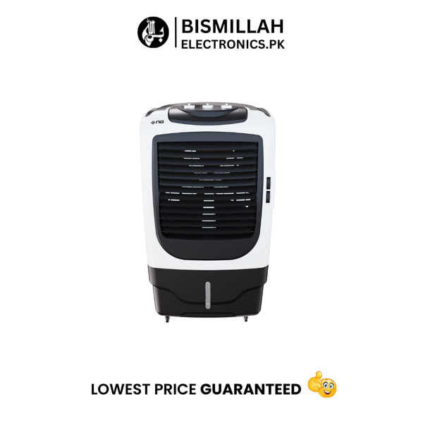 Nasgas Room Air Cooler NAC-9824 is suitable for cooling medium to large-sized rooms, making it ideal for homes, offices, and commercial spaces. Its efficient cooling system ensures comfort during hot weather.