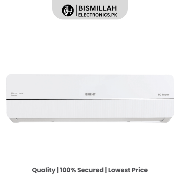 Stay comfortable with the Orient AC 1.5 Ton DC Inverter Lunar Series T3. Featuring a tropicalized inverter, low voltage operation, 4D air throw, turbo mode, and automatic cleaning, it’s perfect for all weather conditions.