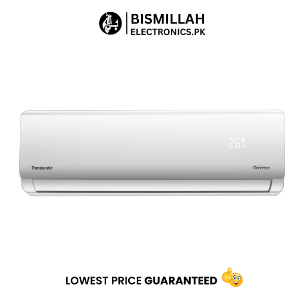 The Panasonic 1.5 Ton CS-UE18WKF-9 T3 inverter AC is designed for medium to large rooms, offering reliable performance even in high temperatures with its T3 compressor. It features R410A refrigerant, 4-way swing cooling, a gold fin condenser for durability, and low voltage startup. This energy-efficient model includes a 5-year compressor warranty.