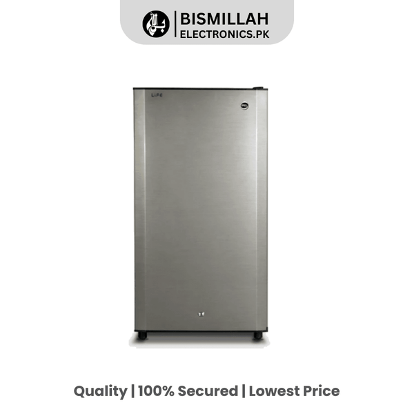 Discover the Pel Single Door Refrigerator PRL-1400 with a 140-liter capacity and freezer-on-top design. Enjoy energy-efficient cooling with low power consumption and a compact size ideal for small kitchens.