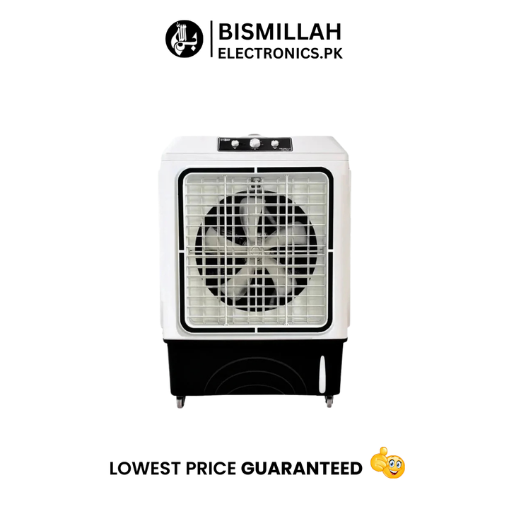 Super Asia Room Air Cooler ECM-6500 Plus is suitable for cooling large rooms, making it ideal for homes, offices, and commercial spaces. Its efficient cooling system ensures comfort during hot weather.