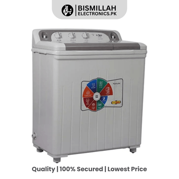 Discover the Super Asia Washing Machine SA-245, a perfect blend of efficiency and convenience. This semi-automatic model features a robust motor, spacious capacity, and multiple wash programs to tackle all your laundry needs. Designed for easy operation and optimal cleaning performance, it’s an essential addition to any home.