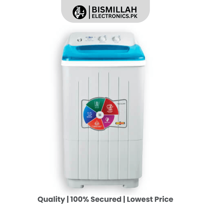 Discover the Super Asia Washing Machine SA272 Plus Crystal, designed for efficiency and style. With advanced features, a sleek crystal finish, and user-friendly controls, this washing machine ensures spotless clean laundry while saving energy. Perfect for any household looking to elevate their laundry experience. Explore now for unbeatable performance and reliability!