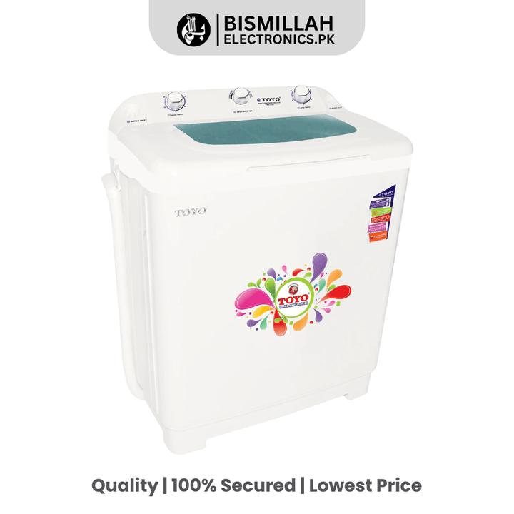 Whether you're dealing with a small load or heavy fabrics, the TOYO TWD-5000 is built to handle it all with ease. Its large capacity, quiet operation, and powerful performance make it a top choice for families looking for a dependable washing machine.