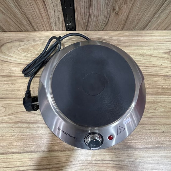 Cook effortlessly with the WestPoint Hot Plate WF-281. Featuring a stainless steel housing, a high-quality cast-iron plate, and adjustable thermostat control, it’s perfect for stewing, frying, and more. Ideal for all flat-bottom cookware!