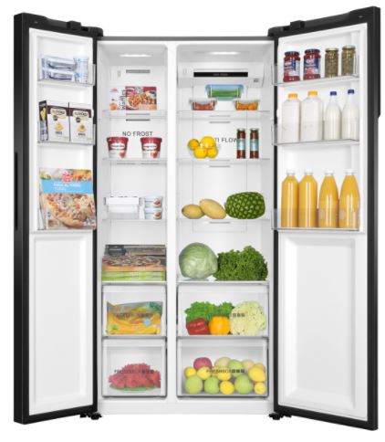 haier 3 door refrigerator side by side