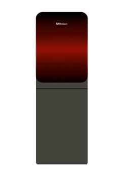 Water Dispenser Dawlance 1051 Glass Door Noir Red